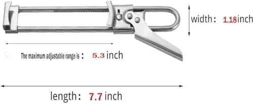 Master Jar & Bottle Opener, Adjustable Multifunctional Stainless Steel Can Opener Jar Lid Gripper, Manual,Kitchen Accessories