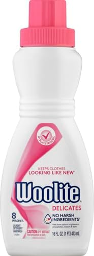Woolite Delicates Hypoallergenic Liquid Laundry Detergent, 8 Loads, 16oz, Hand & Machine Wash