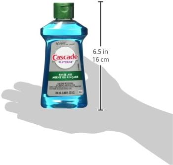 Cascade Platinum Dishwasher Rinse Aid, 8.45 fl oz