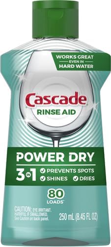 Cascade Platinum Dishwasher Rinse Aid, 8.45 fl oz