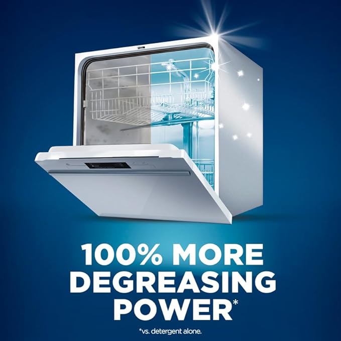 Finish Dishwasher Cleaner Tablets, 12 count, Hygienically Cleans Hidden Grease, Use in Normal Cycle, 12 Month Supply