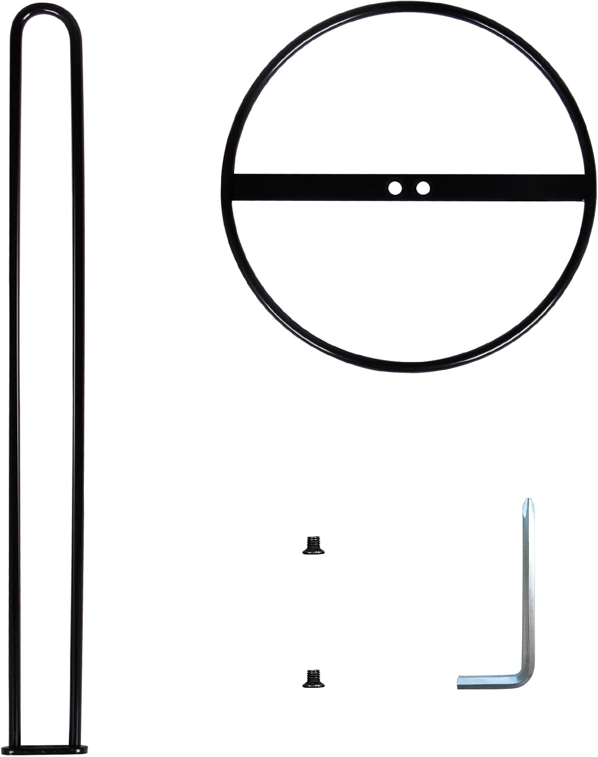 Paper Towel Holder Countertop, OBODING, Kitchen Paper Towel Stand Holder for Kitchen Organization and Storage, Paper Towel Holders for Standard and Large Size Rolls (Black)