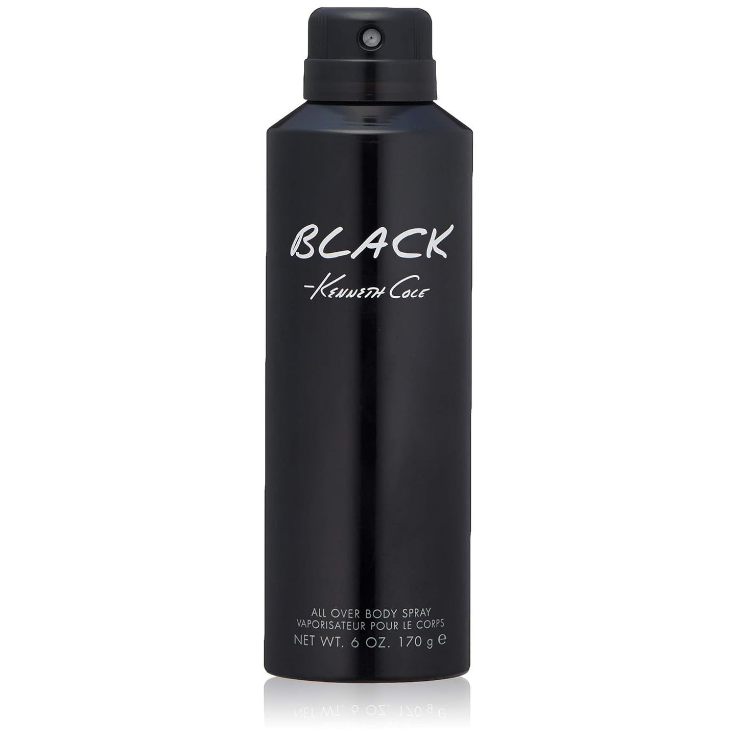 Kenneth Cole Black Body Spray for Men, 6.0 Fl Oz