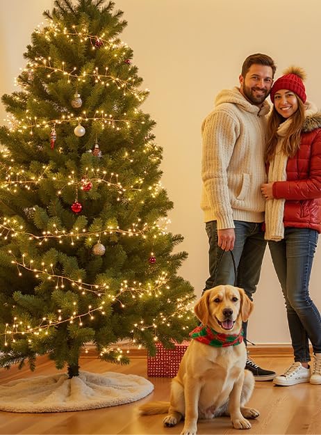 Fairy Lights Battery Operated, 10Ft 120 LED Firecracker String Lights, Waterproof Silver Wire Starry Firefly Light for DIY Wreath Weeding Indoor Outdoor Christmas Decorations