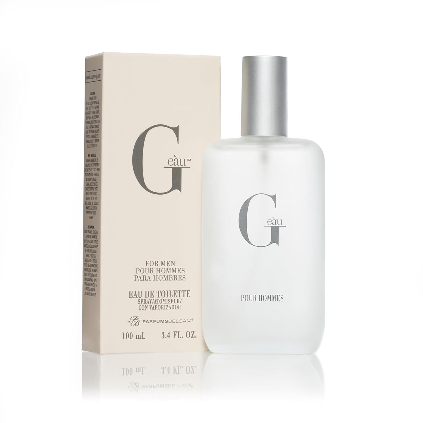 Parfums Belcam G Eau, Inspired by Designer Fragrance, Eau de Toilette Spray, 3.4 Fl Oz