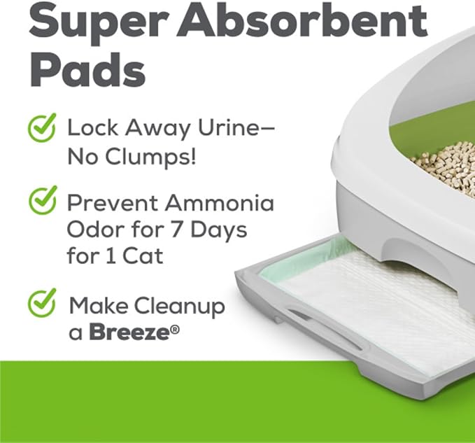 Purina Tidy Cats Litter, Breeze Litter Pellets to be Used with Breeze Litter System, Prevents Dust and Tracking, 3.5 LB Each (Pack of 2)