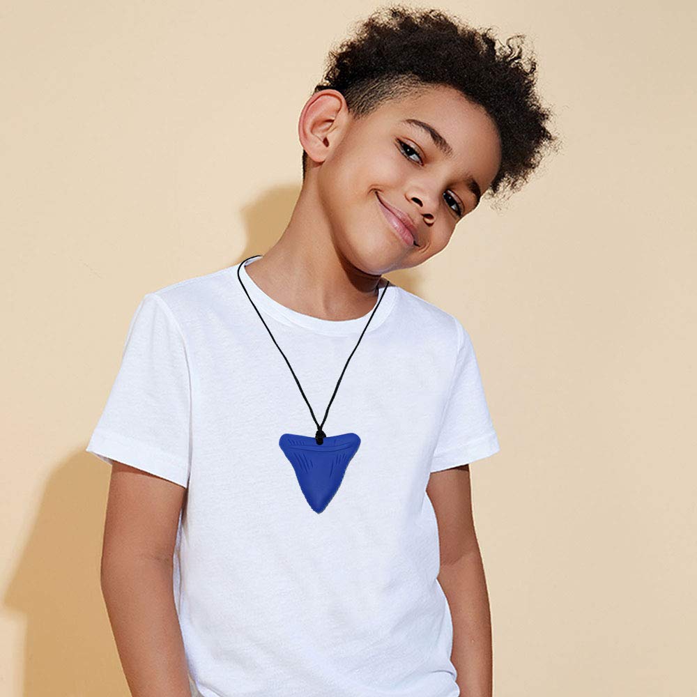 Chew Necklaces for Sensory Kids, 6 Pack Chewy Necklace Sensory Toys for Autism, ADHD, Anxiety or Other Special Needs- Reduces Chewing Fidgeting for Boys Girls Adults Chewer