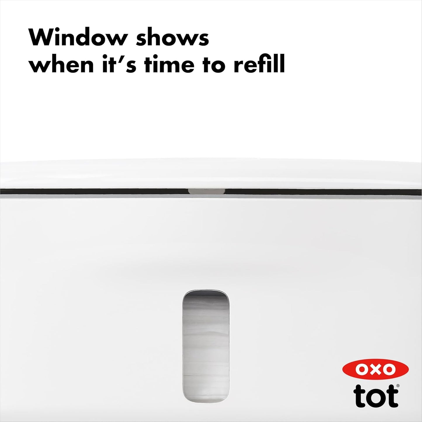 OXO Tot Perfect Pull Baby Wipes Dispenser – One-Handed Wipe Holder, Moisture-Sealed, Refillable
