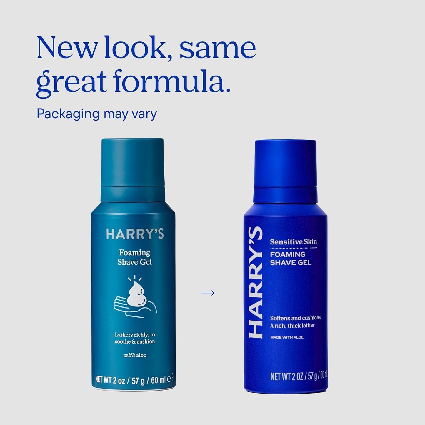 Harry's Original Shaving Kit for Men - 6 Razor Blade Refills, Foaming Shave Gel - German Engineered