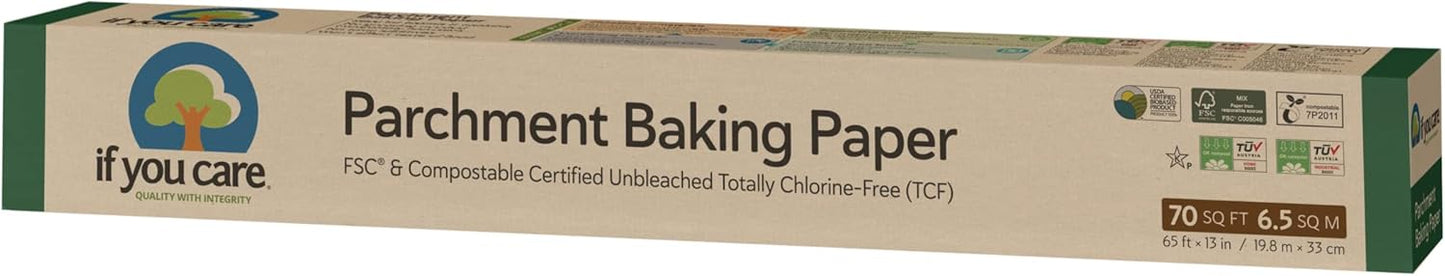 If You Care Parchment Baking Paper, 70 sq ft