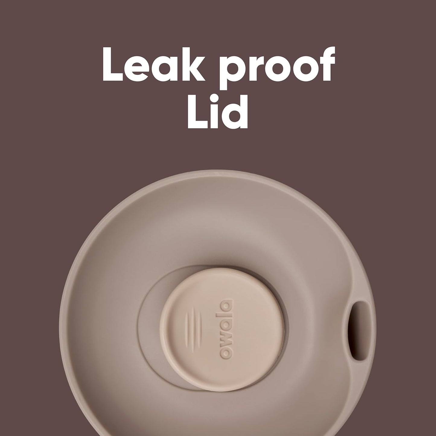 Owala SmoothSip Slider Insulated Stainless Steel Coffee Tumbler, Reusable Iced Coffee Cup, Hot Coffee Travel Mug, BPA Free 12 oz, Tan/White (Vanilla Bean)