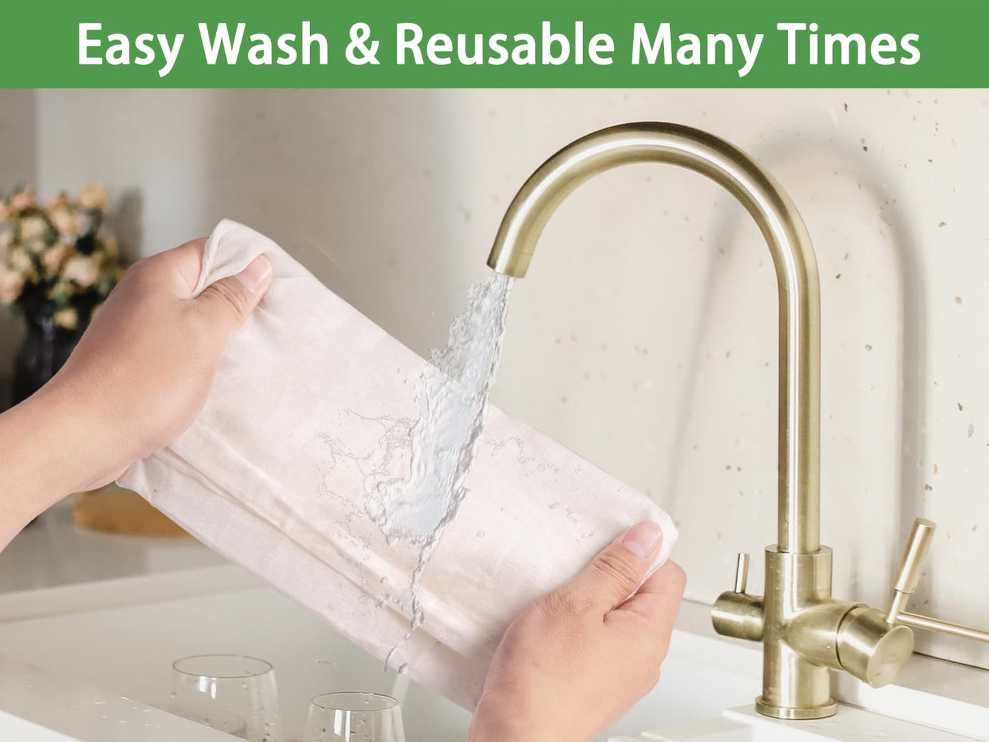 Organic Cheese Cloths, GOTS Certified, Grade 100, 36x36Inch, Reusable Cheese Cloth with Closed Edges Fabric Fine Mesh Cloth, Unbleached Cotton Muslin Cheesecloth for Straining,Cooking,Crafts - 9 Sq.Ft