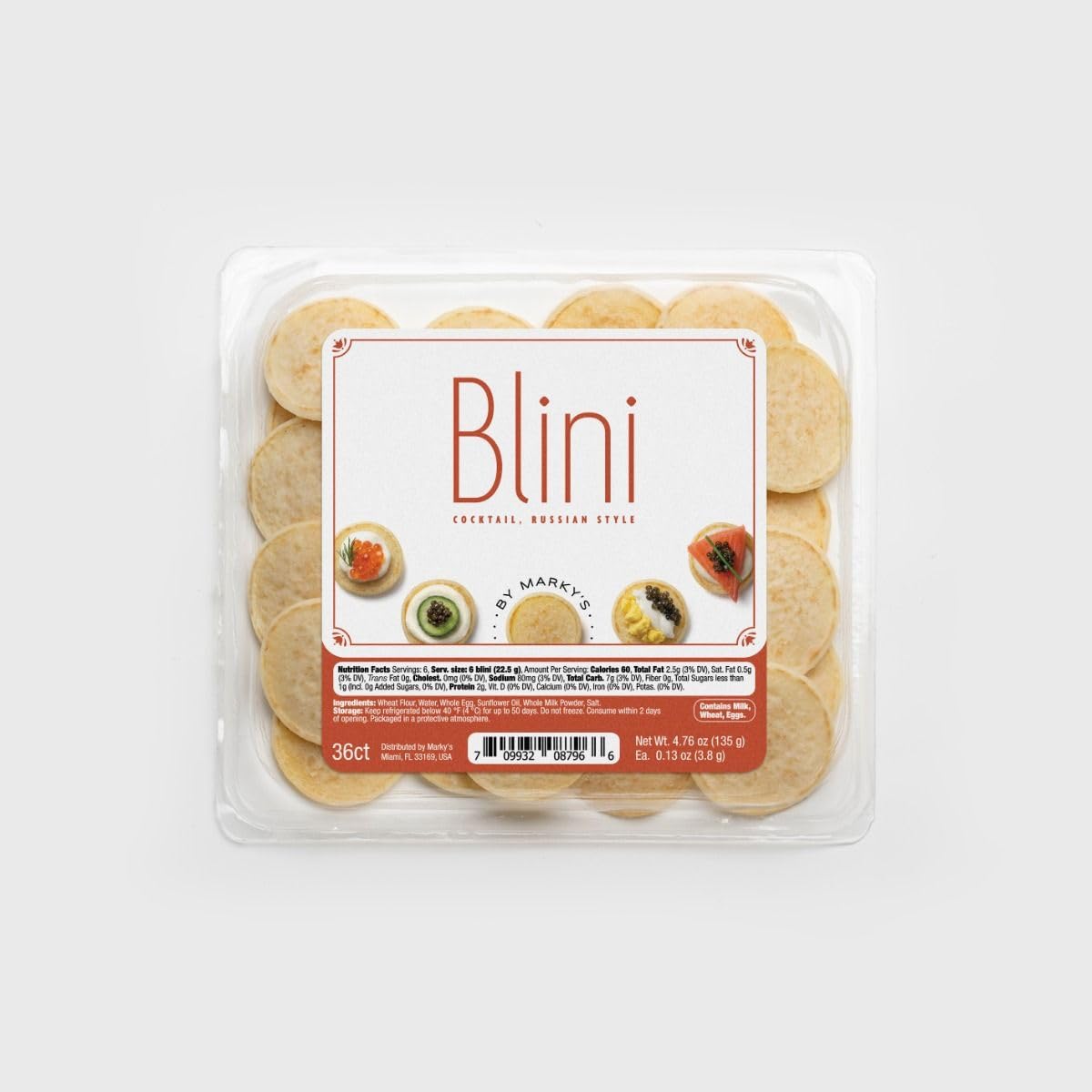 MARKY'S Caviar Tasting Gift Set – 4 x 0.5 oz + Blini, Spoon & Cooler Bag