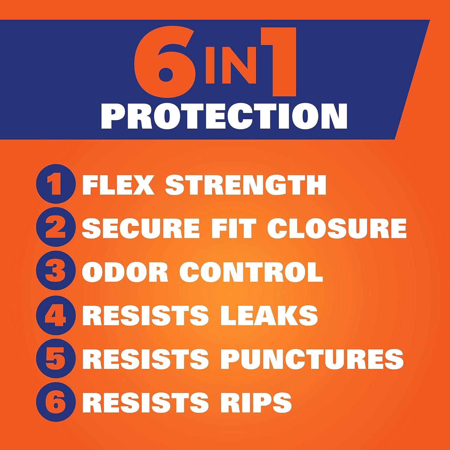 Hefty Ultra Strong 13 Gallon Trash Bags, Black Tall Kitchen Trash Bags 13 Gallon Size, Break Resistant Drawstring Enclosure, Continuous Odor Control, Blackout, Clean Burst Scent, 40 Bags