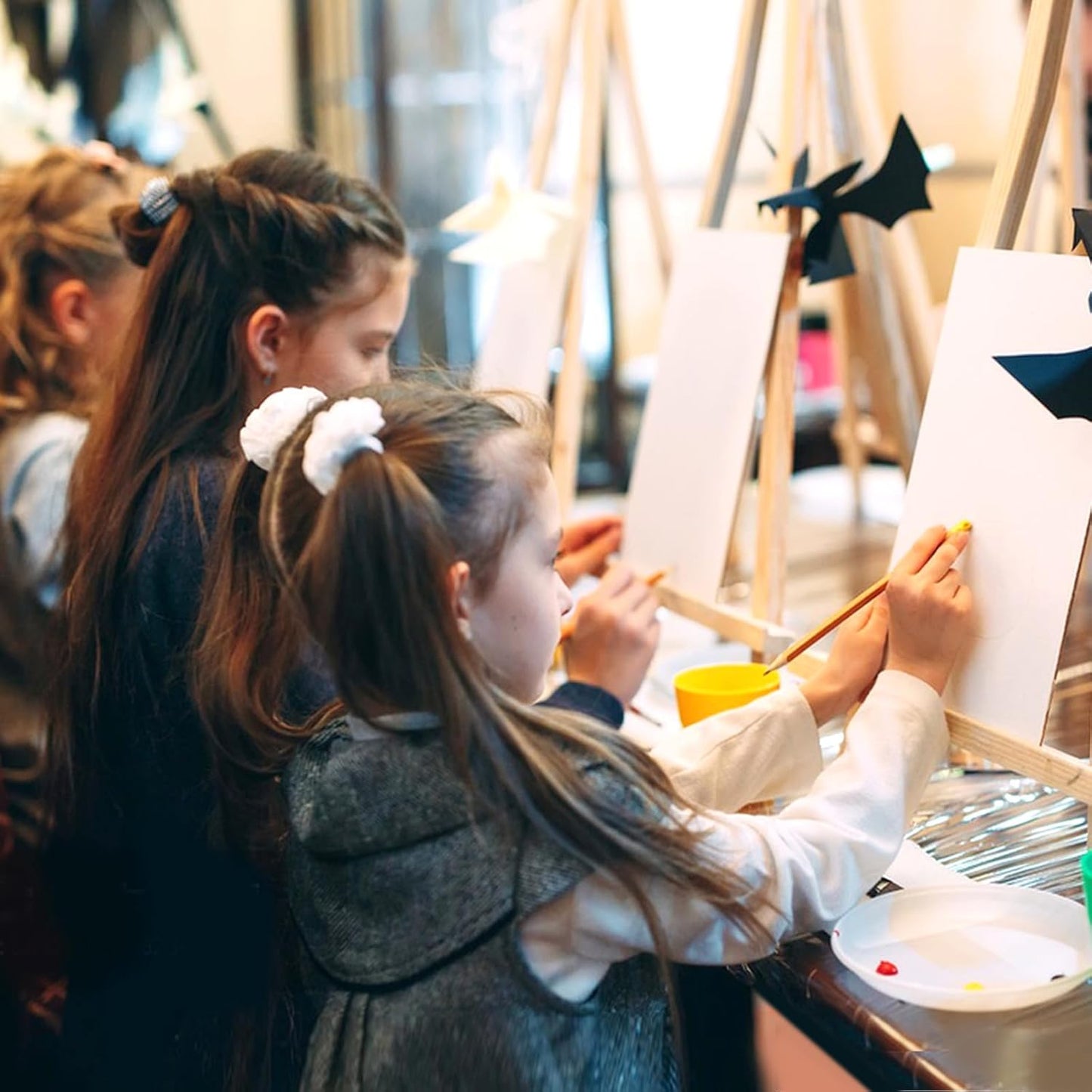 ESRICH Canvas Boards for Painting, 5 Pack Canvases for Painting 8x10 Cotton Primed Acid Free Blank Canvas Panels for Oil Paint, Watercolor, Acrylic Paint, Gouache and Tempera