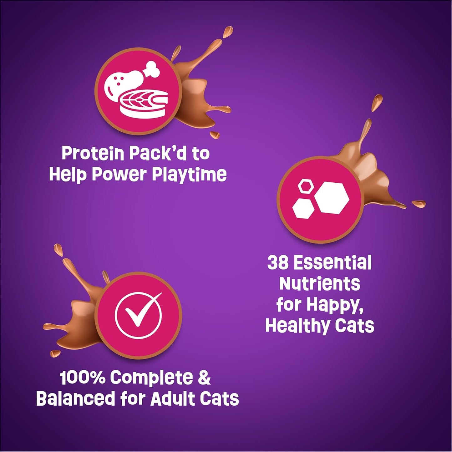 Purina Friskies Dry Cat Food Gravy Swirl'd With Flavors of Chicken, Salmon and Gravy - 3.15 lb. Bag