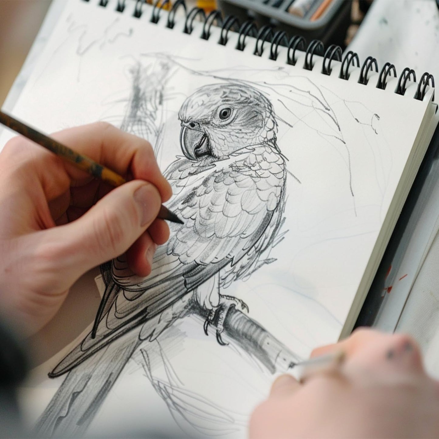 9" x 12" Sketch Book, Top Spiral Sketchbook, 100 Sheets Sketch Pad, (68 lb/100 GSM) Drawing Paper Pad, Drawing Pad for Kids, Artist Sketchbook for Drawing, Illustration & Art Supplies.