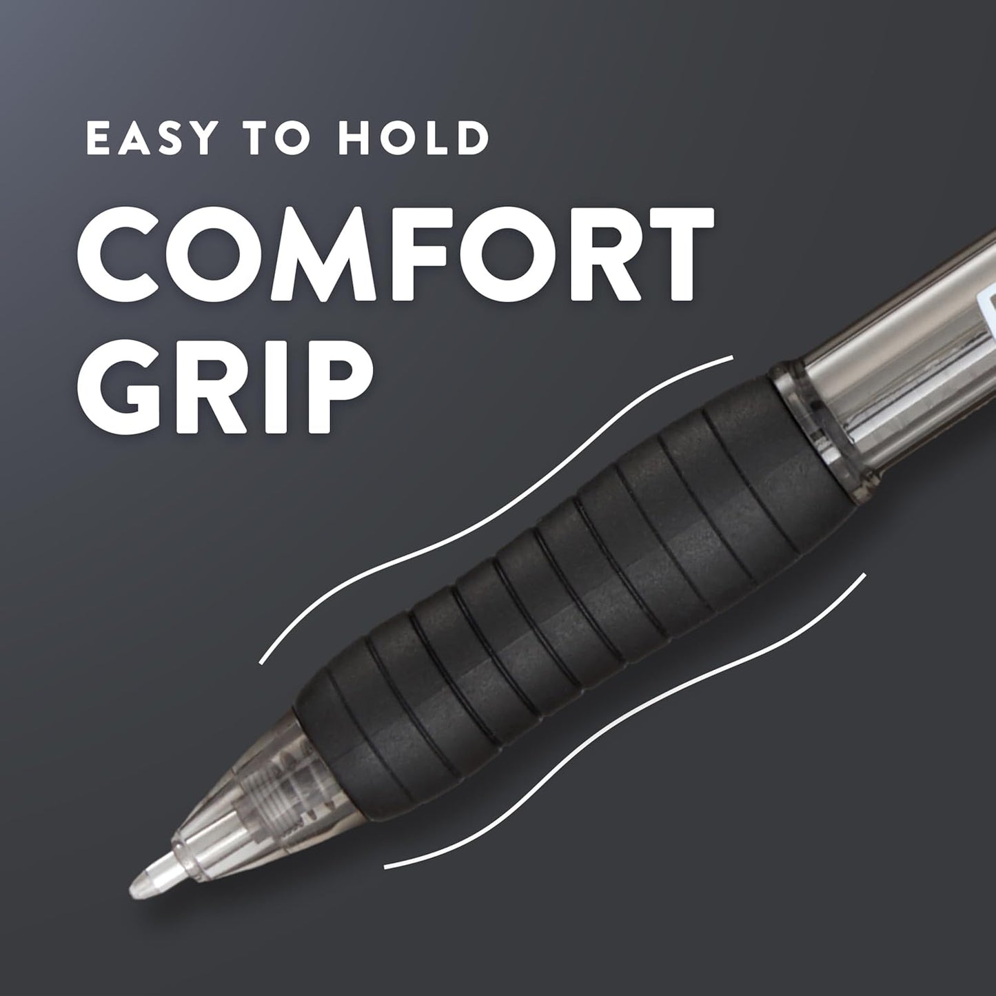 Paper Mate Profile Retractable Ballpoint Pens Bold, 1.4mm, Assorted Colors, 12 Count - Back to School, Home, Office, Teacher Supplies