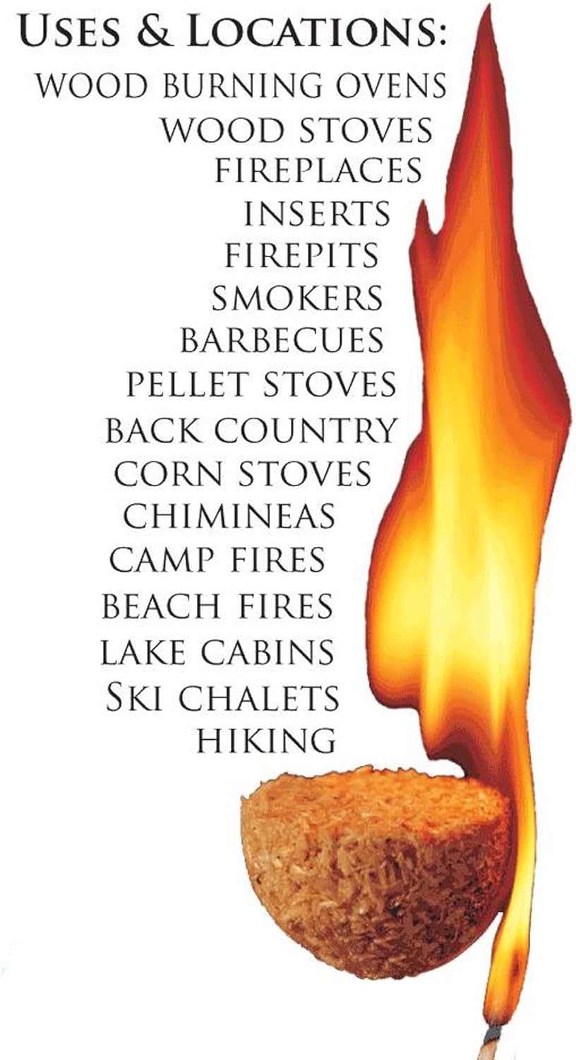 Lightning Nuggets N100SEB Super Economy Box Fire Starter , Tan Brown, 100 Count (Pack of 1)