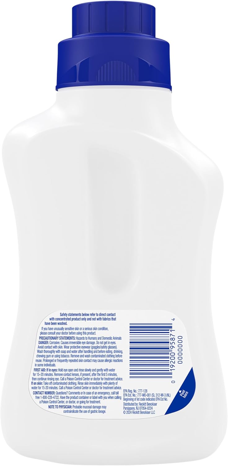 Lysol Disinfectant Laundry Sanitizer & Scent Booster, Laundry Detergent Additive, Color Safe Bleach Alternative, Laundry Odor Eliminator, Kills Bacteria & Viruses, Crisp Linen Scent, 41 Fl Oz Liquid