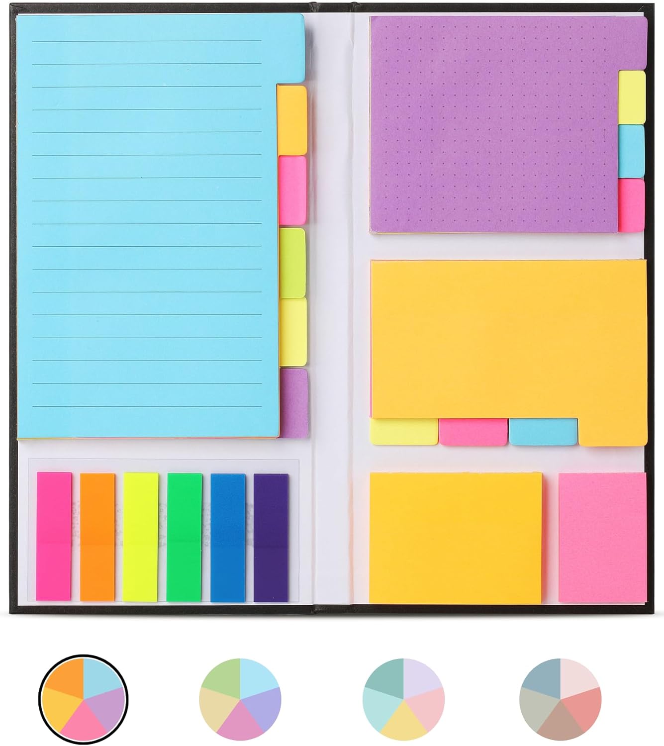 Mr. Pen- Sticky Notes Set, 410 Pack, School Supplies, Office Supplies, Planner Sticky Note Dividers Tabs, Book Notes, Bible Sticky Notes, Back to School Supplies