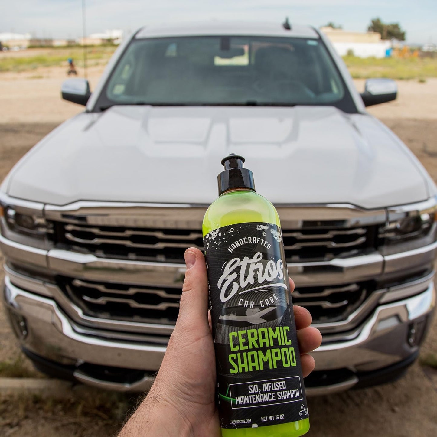 Ceramic Car Shampoo - Slick Car Wash Soap for Ceramic Coatings - pH-Balanced Car Wash Shampoo - Adds Hydrophobic Protection | Enhances Coatings, Waxes or Sealants | Incredible Shine