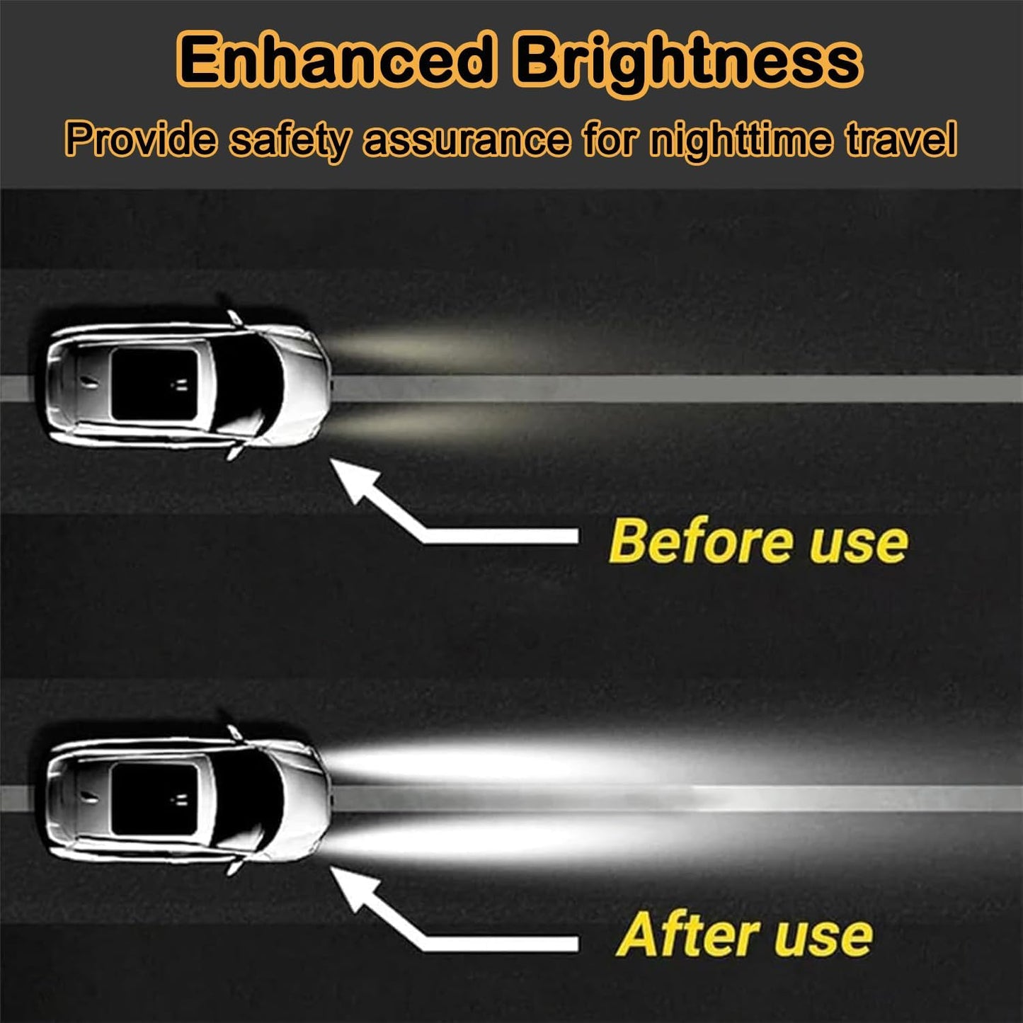 Car Headlight Restoration Polishing Kits Headlamp Repair Kits Car Light Polisher Cleaning Kits Ceramic Coating Spray Shiny Stuff Headlight Cleaner-6.3Fl.Oz