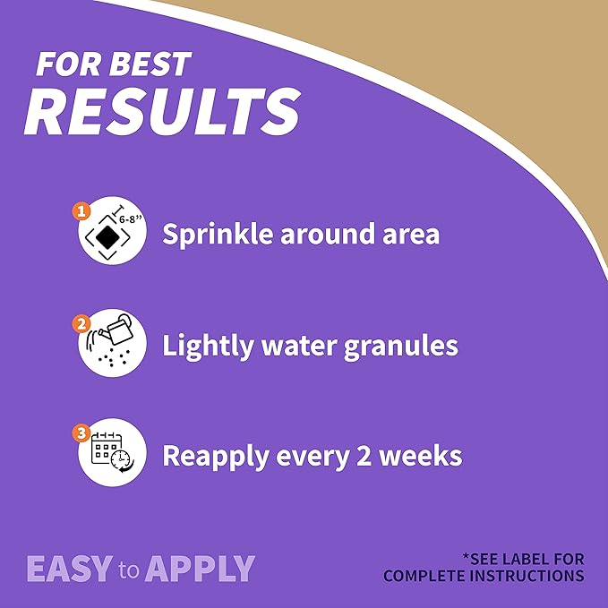 Bonide Repels-All Animal Repellent Granules, 3 lbs. Ready-to-Use Deer & Rabbit Repellent, Deter Pests from Lawn & Garden - Cart Shape