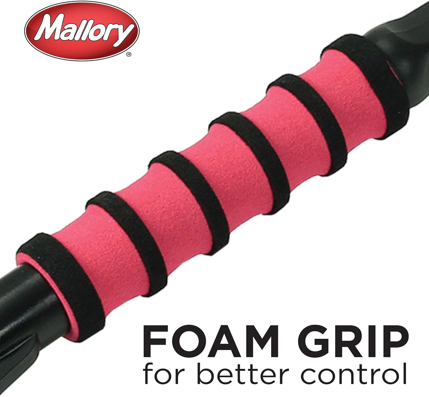 Mallory 532 26 Inch Snow Brush with Ice Scraper for Cars, Trucks, SUVs, RVs, and More (Colors May Vary)