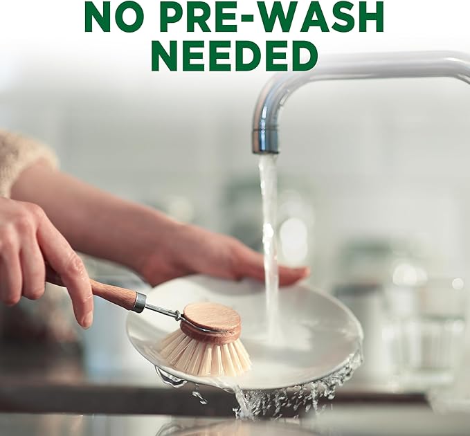 Cascade Free & Clear Dishwasher Detergent Liquid Gel, Dish Detergent, Dishwasher Soap, Lemon, 75oz