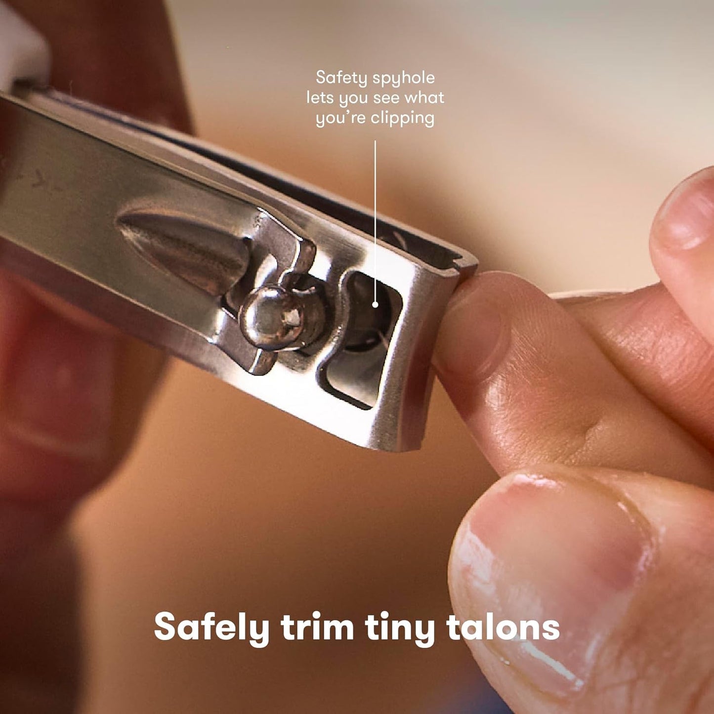 Frida Baby NailFrida Baby Nail Clippers & Nail File & Buffer for Newborns and Up, Safety Spyhole, Nickel Free, Curved Clipper to Fit Babies Nails