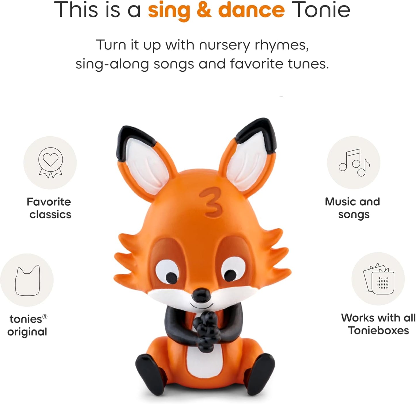 Tonies Favorite Children's Songs: Counting Songs Audio Toy Figurine