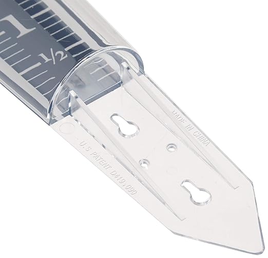 AcuRite 5" Capacity Easy-to-Read Magnifying Rain Gauge, Acrylic (00850A3)