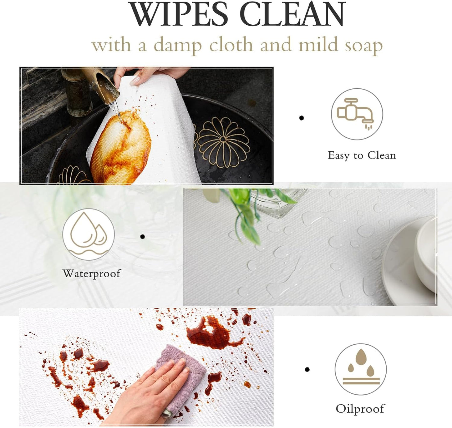 Beautysaid Shelf and Drawer Liner for Kitchen Cabinet, Non Adhesive Non Slip Shelf Paper Waterproof Washable Thickened for Dresser Pantry Shelve Bathroom Protector Liner(White,12 in x 10 FT)