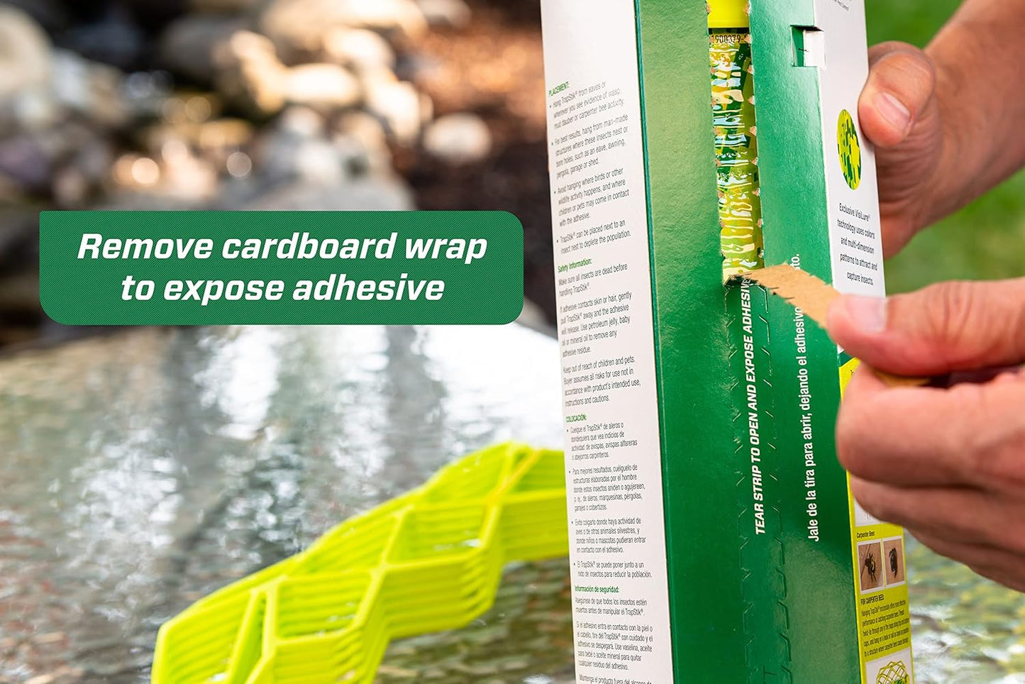 TrapStik for Wasps, Mud Daubers, Carpenter Bees – 2 Pack