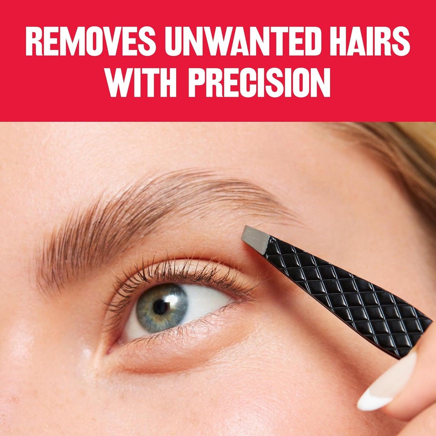 Revlon Expert Slant Tweezer, High Precision For an Easy Hair Removal, Made With Stainless Steel, 1 Count