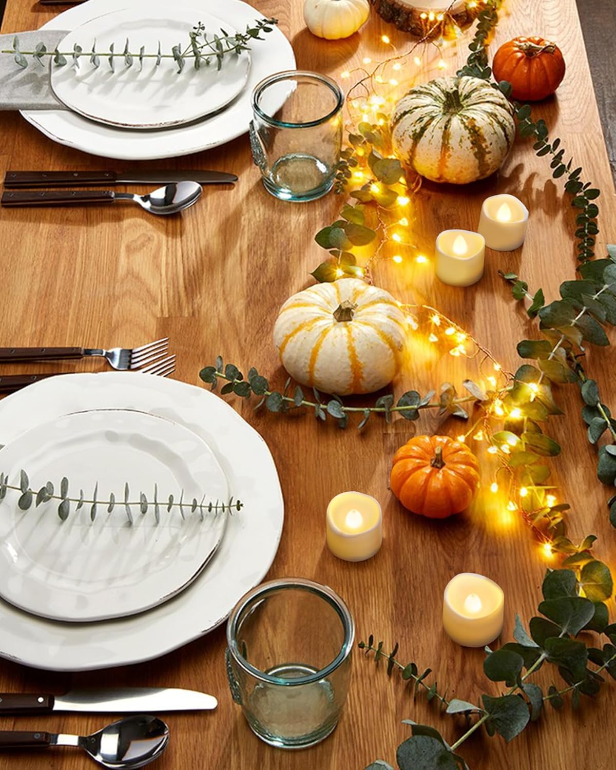 Homemory 12Pcs Flickering Flameless Candle Battery Operated, 200+Hours Fake Electric LED Tea Lights for Votive, Centerpiece Table Decorations, Wedding, Aniversary, Halloween,