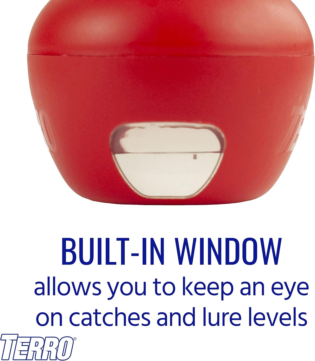 Terro Fruit Fly Traps for Indoors (4 Pack) + 180 Days of Lure Supply