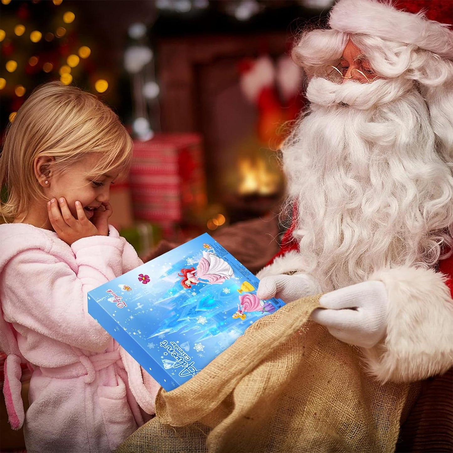 Princess Advent Calendar 2025 Girls, Princess Deformation Toys 24 Days Christmas Countdown Calendar Creative Xmas Gifts for Kids Teens