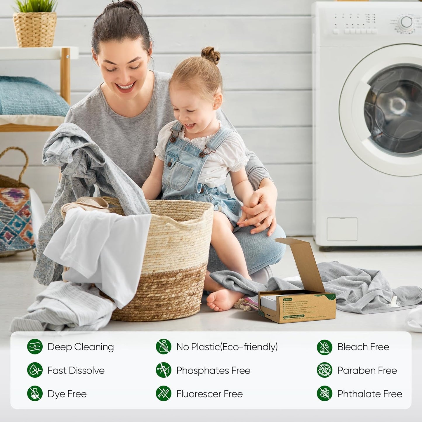 Travel Laundry Detergent Sheets Fisroa 300 Loads Eco-friendly Washing Detergent Sheets Plastic-Free Washer Sheets, Fresh Linen Scent Liquidless Laundry Sheets Strips for Camping Dorm