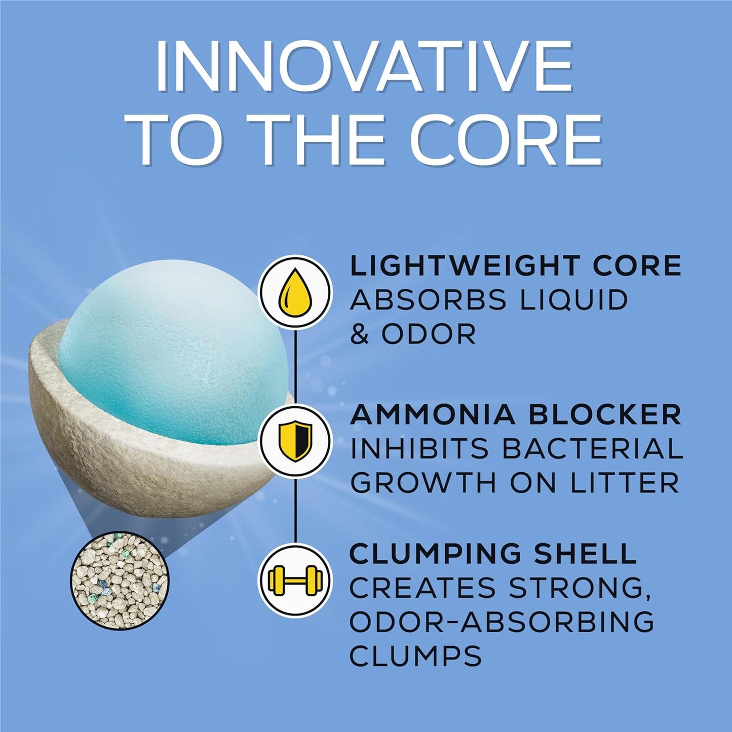 Purina Tidy Cats LightWeight Free and Clean Unscented, Multi-Cat, Clumping, 99.9 Percent Dust Free Cat Litter - 17 lb. Box