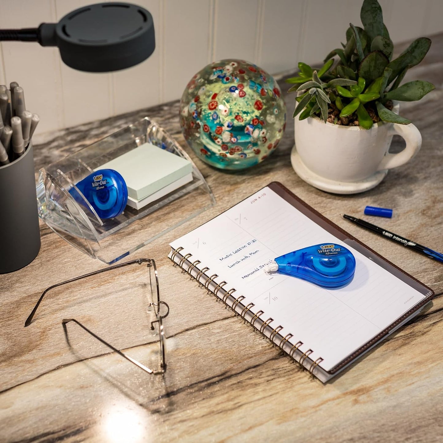 BIC Wite-Out Brand EZ Correct Correction Tape, 19.8 Feet, 4-Count Pack of White Correction Tape, Fast, Clean and Easy to Use Tear-Resistant Tape Office or School Supplies