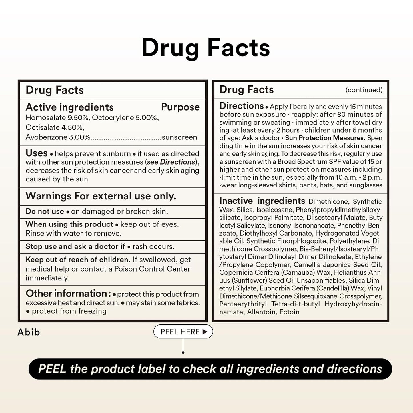 Abib Airy Sunstick SPF50+ 0.81oz | Korean Sunscreen Stick, No Whitecast, Water-Resistant - Cart Shape