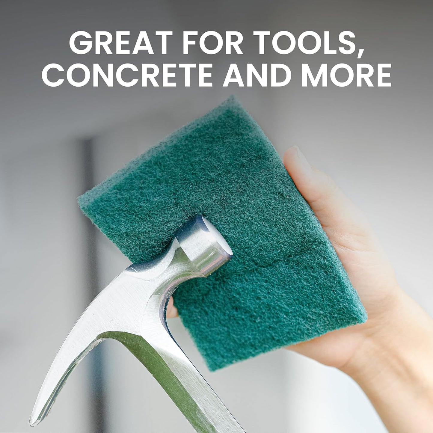 Scotch-Brite Heavy Duty Scouring Pad, Dish Scrubber for Kitchen + Outdoor, 8 Scrub Pads for Uncoated Pots and Pans, Cast Iron Cooktops, Grill Grates, Oven Racks, & BBQ, Durable, Long-Lasting