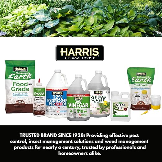 HARRIS Diatomaceous Earth Food Grade, Half Pound with Easy Application Puffer Tip