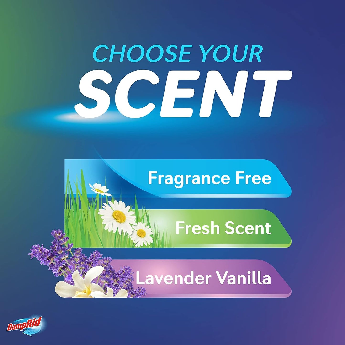 DampRid Fresh Scent Hanging Moisture Absorber, 1 Pound (Pack of 3) - Eliminates Musty Odors for Fresher, Cleaner Air, Ideal for Closet, 14% More Moisture Absorbing Power*- Blue