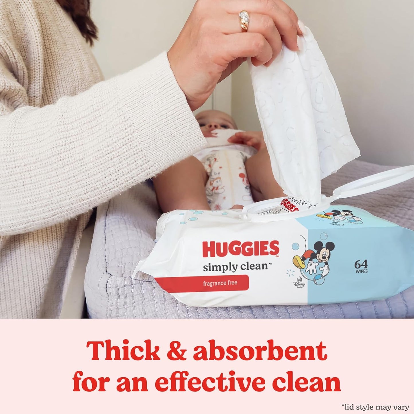 Huggies Simply Clean Baby Wipes, Unscented – 704 Wipes (11 Flip-Top Packs), Sensitive Skin Safe
