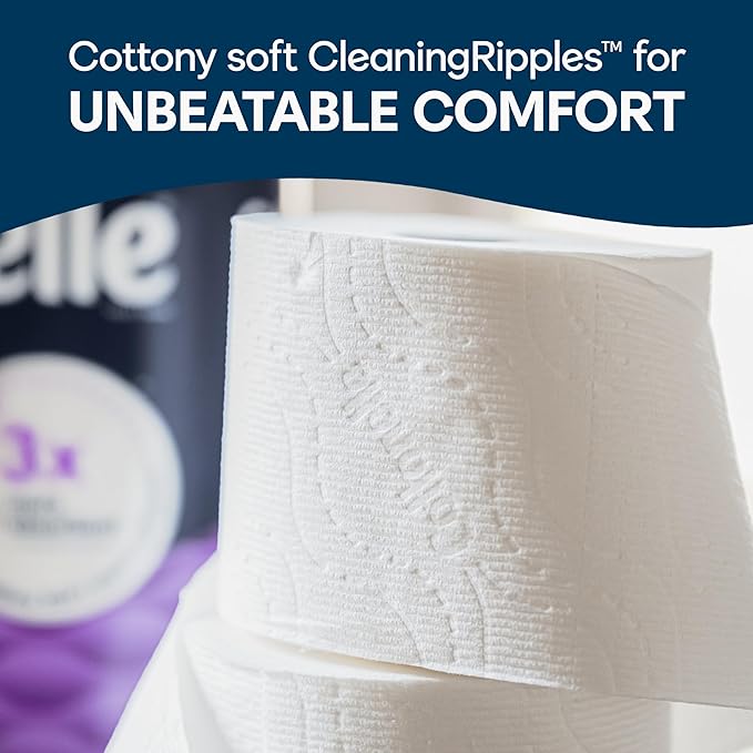 Cottonelle Ultra Comfort Toilet Paper, Strong Toilet Tissue, 9 Mega Rolls