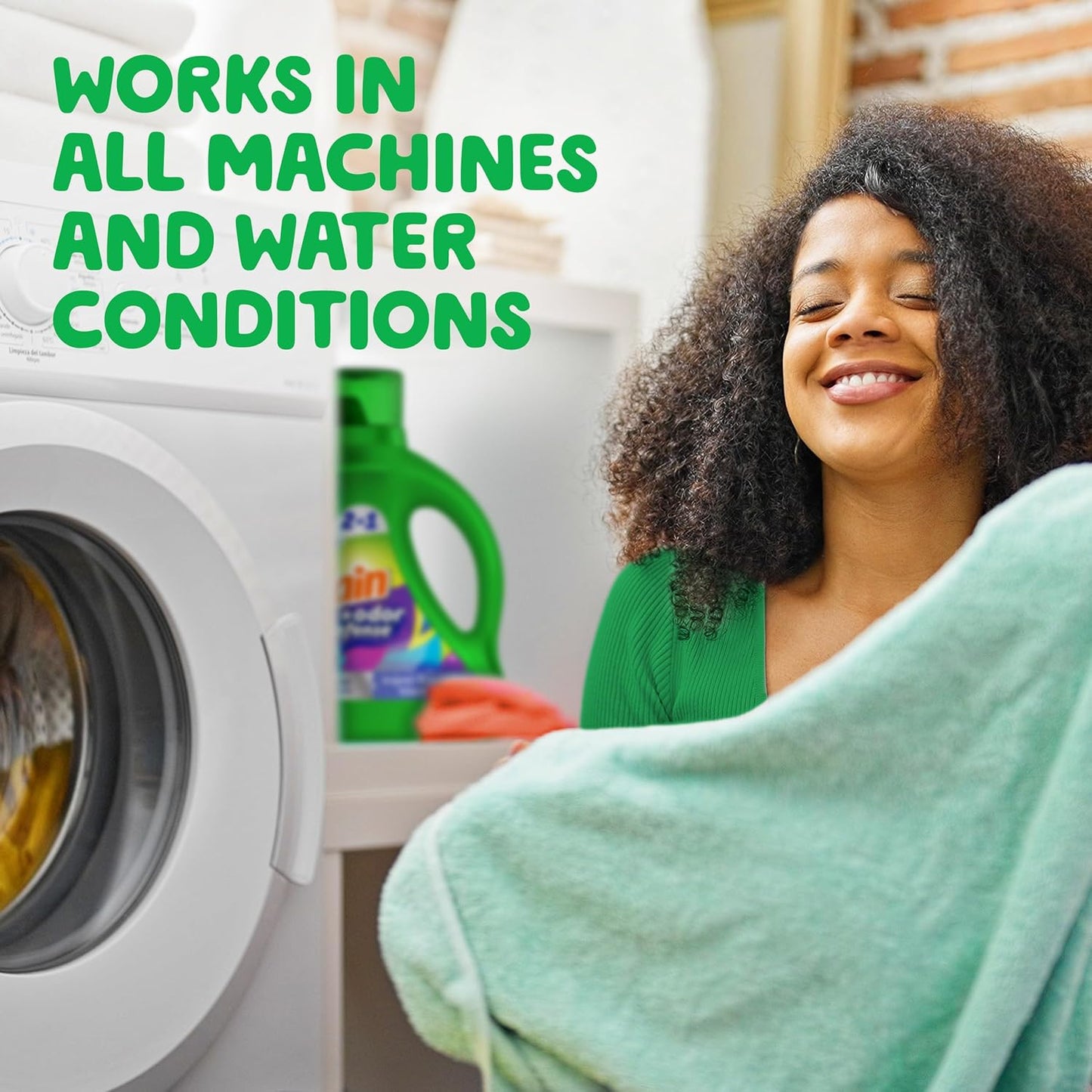 Gain Odor Defense Liquid Laundry Detergent, Super Fresh Blast Scent, 194 fl oz, 134 loads, 2 in 1, Laundry Detergent Liquid Soap, HE compatible