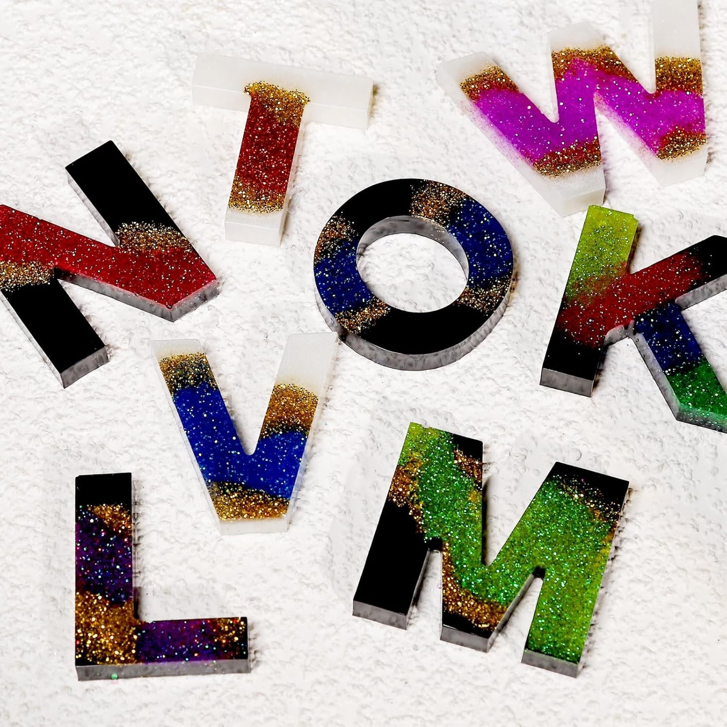 LEOBRO Glitter, 18 Pack Fine Glitter, Craft Glitter Powder Shake Jar, Multi Assorted Set Extra Fine Glitter for Resin Art Crafts Tumbler Scrapbook Jewelry Making, Body Face Hair Glitter, 15g/ Bottle,